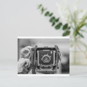 Vintage Kamera Postkarte (Stehend Vorderseite)