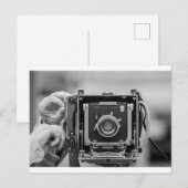 Vintage Kamera Postkarte (Vorne/Hinten)