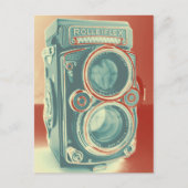Vintage Kamera Postkarte (Vorderseite)