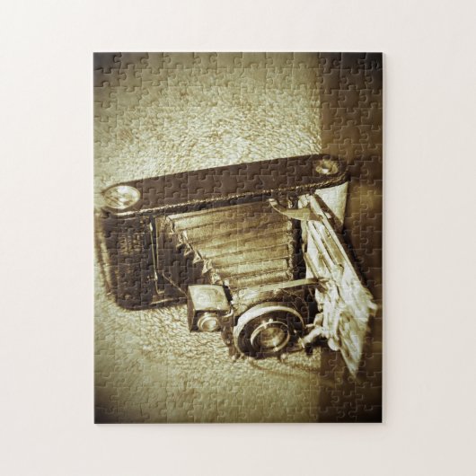 Vintage Kamera Puzzle (Vertikal)