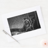 Vintage Kamera Rechteckiger Aufkleber (Umschlag)