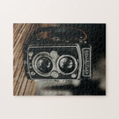 Vintage Kamera Rolleiflex Retro Antikes Foto Puzzle (Horizontal)