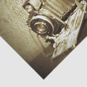 Vintage Kamera Seidenpapier (Ausschnitt)