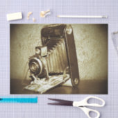 Vintage Kamera Seidenpapier (Handwerk)