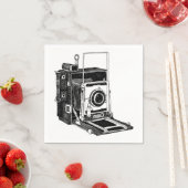 Vintage Kamera Serviette (Beispiel)
