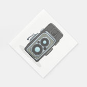 Vintage Kamera Serviette (Ecke)