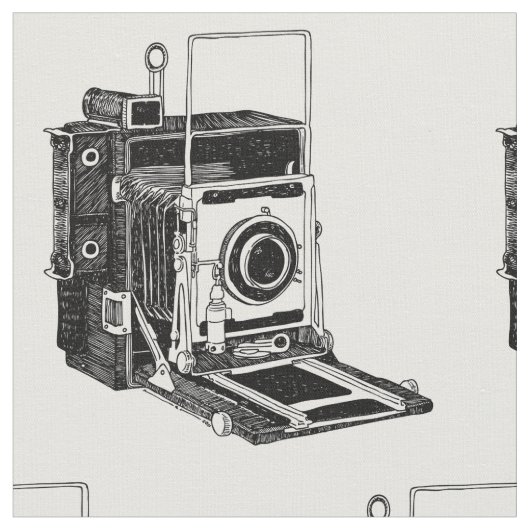 Vintage Kamera Stoff (Nahaufnahme)