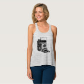 Vintage Kamera Tank Top (Vorderseite Vollansicht)