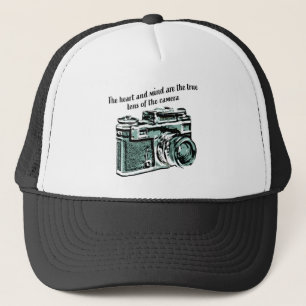 Vintage Kamera Truckerkappe
