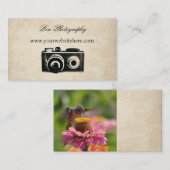 Vintage Kamera Visitenkarte (Vorne/Hinten)