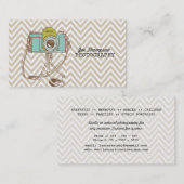 Vintage Kamera-Zickzack Fotograf-Geschäfts-Karten Visitenkarte (Vorne/Hinten)