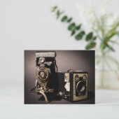 Vintage Kamerakarte Postkarte (Stehend Vorderseite)