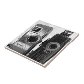 Vintage Kameras Fliese (Seite)