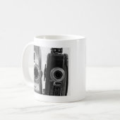 Vintage Kameras Kaffeetasse (Vorderseite Links)