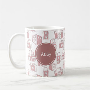 Vintage Kameras Personalisiert Kaffeetasse