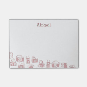 Vintage Kameras Personalisiert Post-it Klebezettel