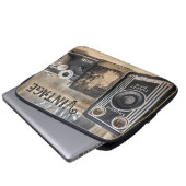 Vintage Kameras und Foto Laptopschutzhülle (Vorne Knopf)