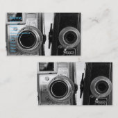 Vintage Kameras Visitenkarte (Vorne/Hinten)