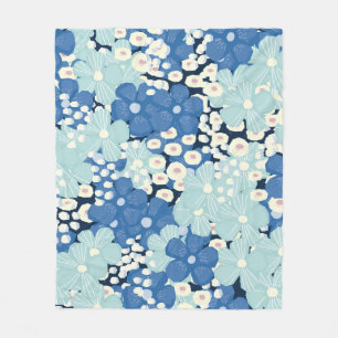 Vintage Kamille Wildblumen: Romantische Printwerbu Fleecedecke