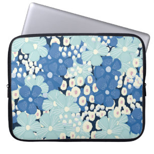 Vintage Kamille Wildblumen: Romantische Printwerbu Laptopschutzhülle