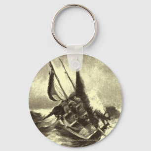 "Vintage Kämpfe zum bleibe von Afloat." Schlüsselanhänger