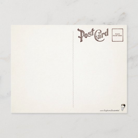 Vintage Kampfschiffe und Postkarte (Rückseite)