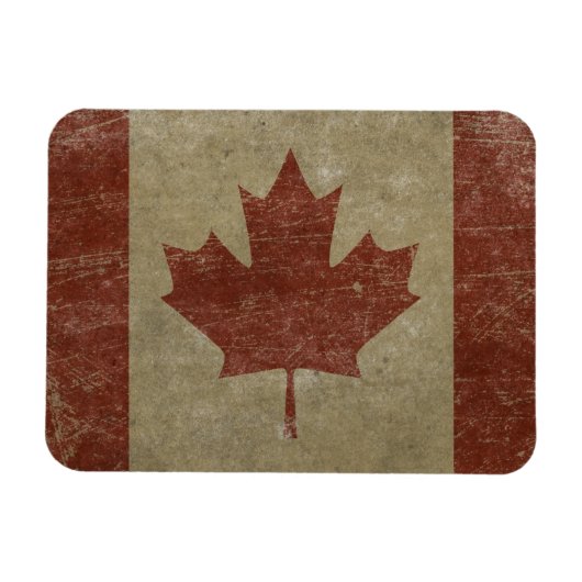 Vintage Kanada-Flagge Magnet (Horizontal)