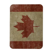 Vintage Kanada-Flagge Magnet (Vertikal)