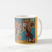 Vintage Kanada-Tasse Kaffeetasse (VorderseiteRechts)