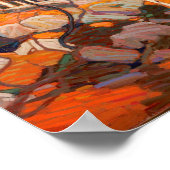 Vintage kanadische Herbstszene Tom Thomson Paintin Poster (Ecke)