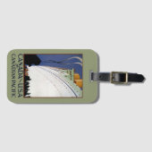 Vintage Kanadische Kreuzfahrten Gepäckanhänger (Vorderseite (Horizontal))