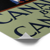 Vintage Kanadische Kreuzfahrten Poster (Ecke)