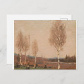 Vintage kanadische Landschaft Tom Thomsons Birches Postkarte (Vorne/Hinten)