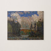 Vintage kanadische Malerei Tom Thomson Black Spuce Puzzle (Horizontal)