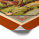 Vintage Kangaroo-Werbung Poster (Ecke)