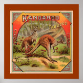 Vintage Kangaroo-Werbung Poster (Vorne)