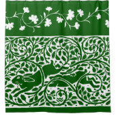 Vintage Kaninchen Duschvorhang (Vorderseite)