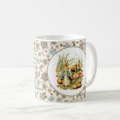 Vintage Kaninchen Ostergeschenk Kaffeetasse (VorderseiteRechts)