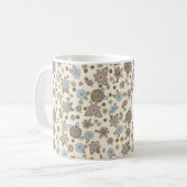 Vintage Kaninchen Ostergeschenk Kaffeetasse (Vorderseite Links)