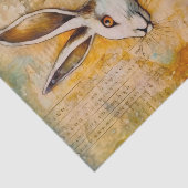 Vintage KaninchenCollage Seidenpapier (Ausschnitt)