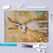 Vintage KaninchenCollage Seidenpapier (Handwerk)