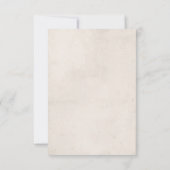 Vintage Kaninchendusche Einladungskarte Einladung (Rückseite)