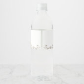 Vintage Kaninchendusche Wasserflaschenetikett (Rückseite)