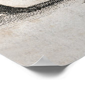 Vintage Kaninchenschrift Poster (Ecke)