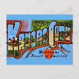 Vintage Kansas City Grußpostkarte Postkarte