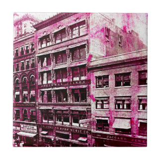Vintage Kansas City Pink Grunge remains the same a Fliese
