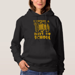 Vintage Kansas I habe 100 Footballtage Schule geki Hoodie