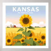 Vintage Kansas Poster (Vorne)