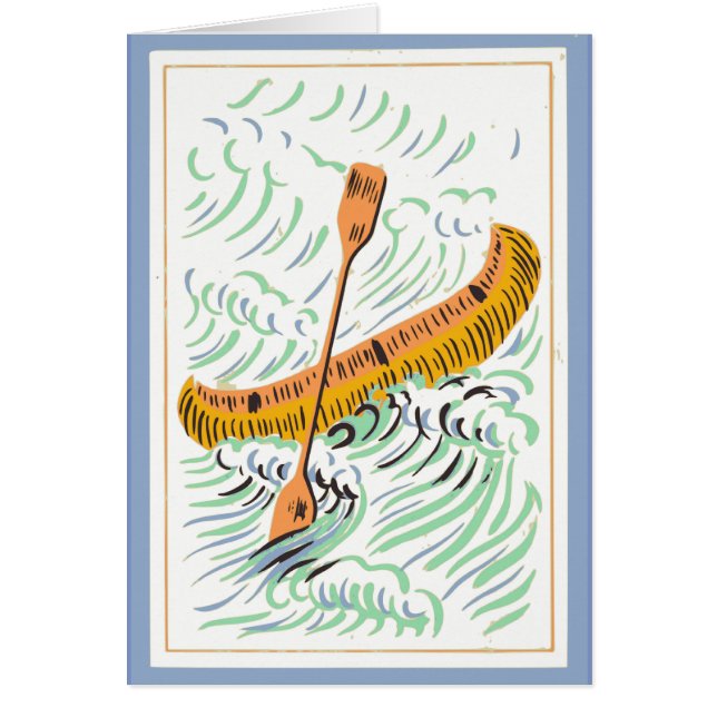 Vintage Kanu-Kunst (Vorne)