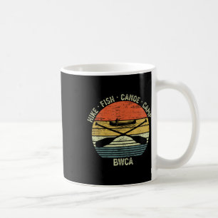Vintage Kanufahren BWCA Outdoor Wandern Angeln Kan Kaffeetasse